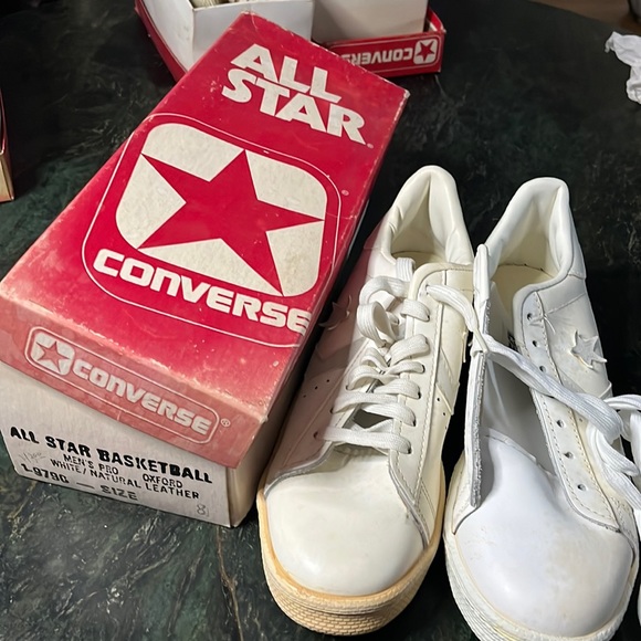 Converse Other - Vintage All-star Basketball men's Oxford Leather made in USA size 8